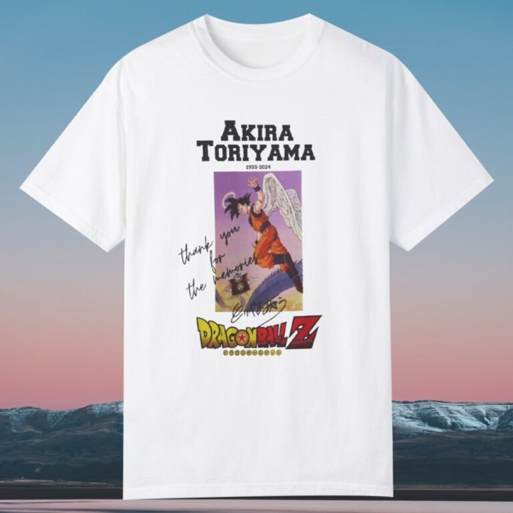 RIP Akira Toriyama Shirt Dragon Ball Thank You For The Memories - Picture 1 of 4